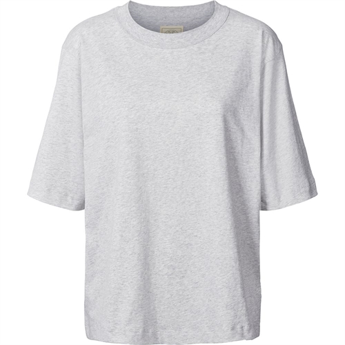 GAI + LISVA MAYA COTTON SINGLE JERSEY TEE LIGHT GREY